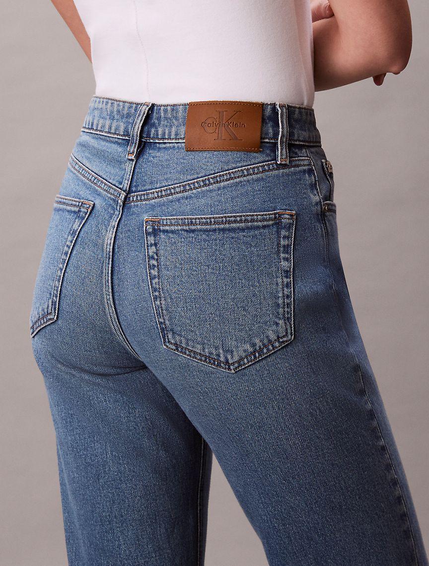 High Rise Straight Jeans Product Image