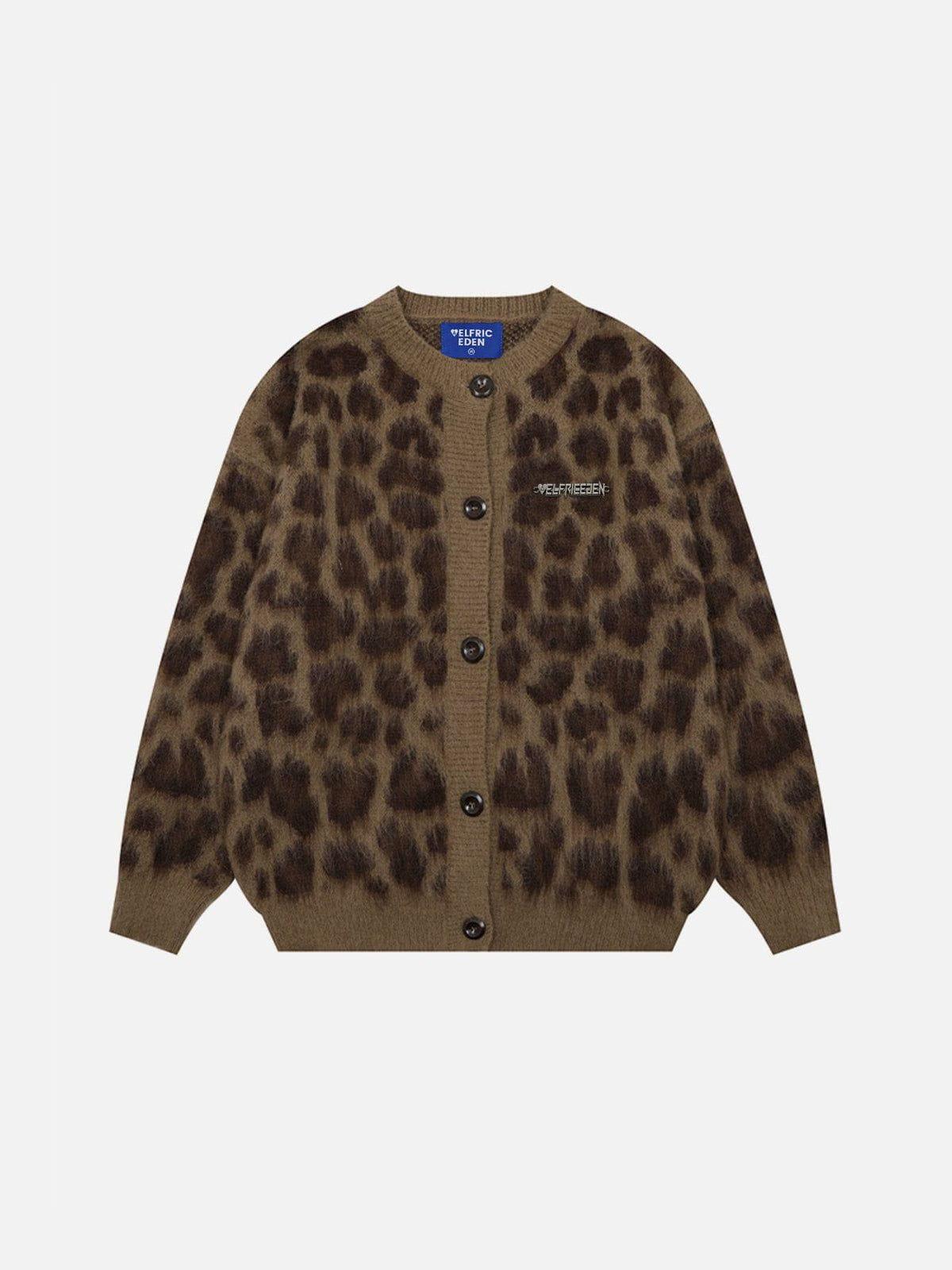 Aelfric Eden Leopard Print Cardigan Product Image