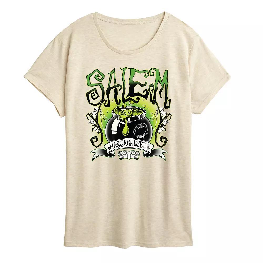 Womens Salem Witchy Collegiate Graphic Tee Product Image