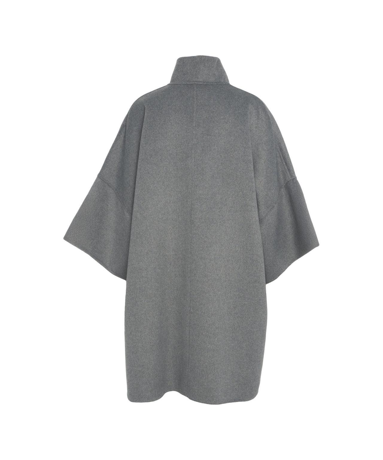 Wool coat with waist belt Product Image