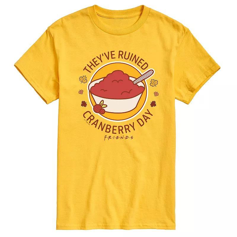 Mens Friends Theyve Ruined Cranberry Day Graphic Tee Product Image