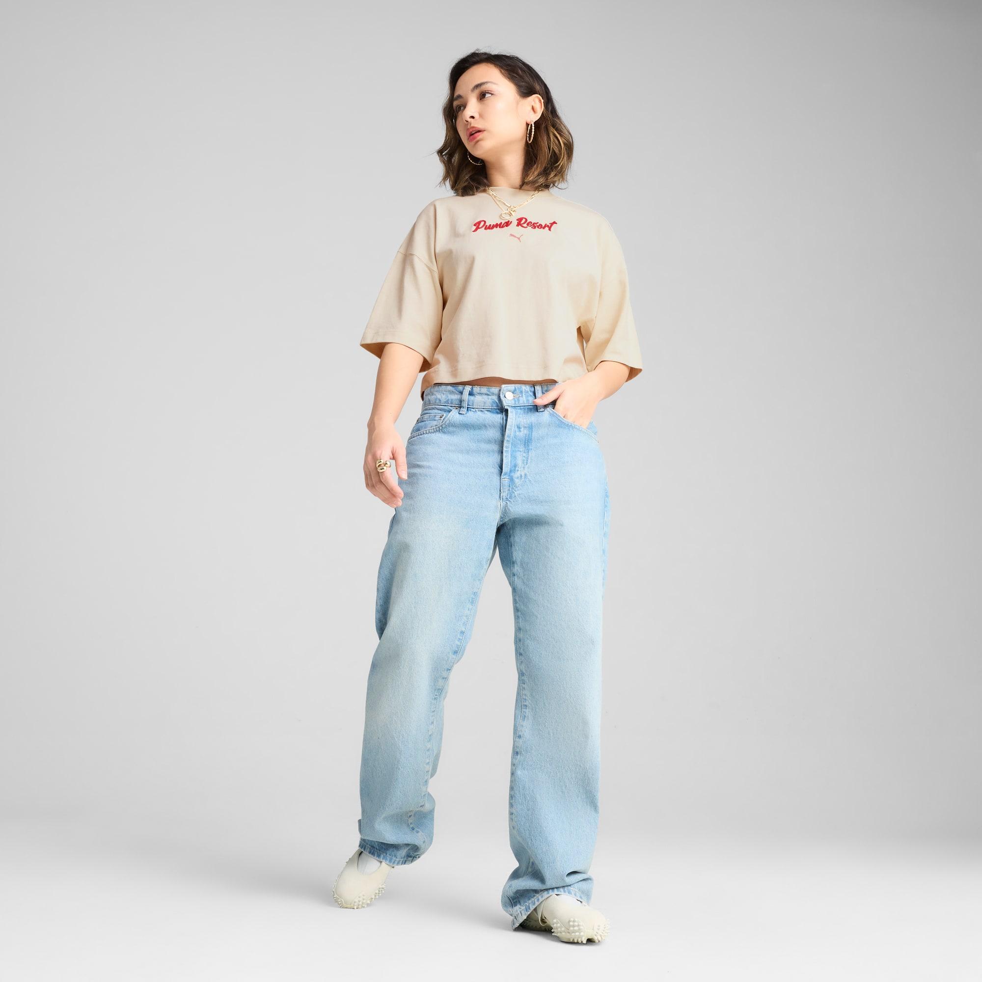 Premium Essentials Women's Oversized Graphic Tee Product Image