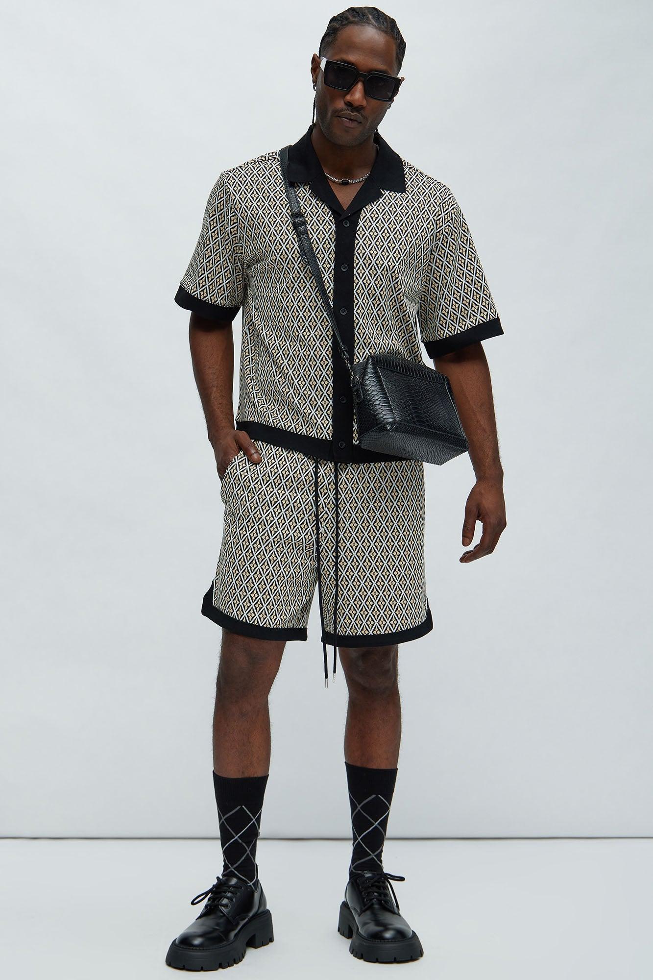 Rushmore Knit Shirt - Black/combo Product Image