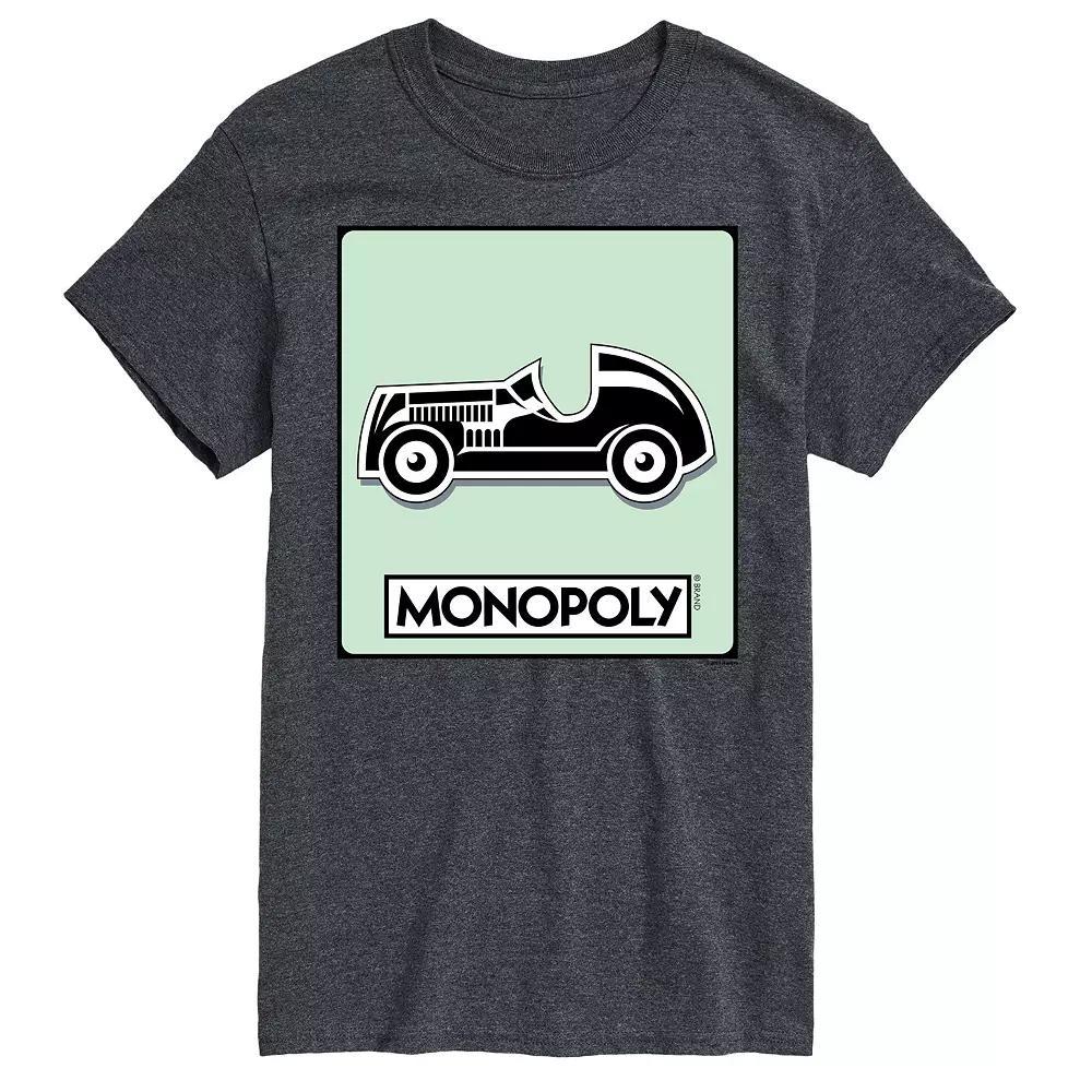 Big & Tall Monopoly Car Game Token Graphic Tee, Mens Product Image
