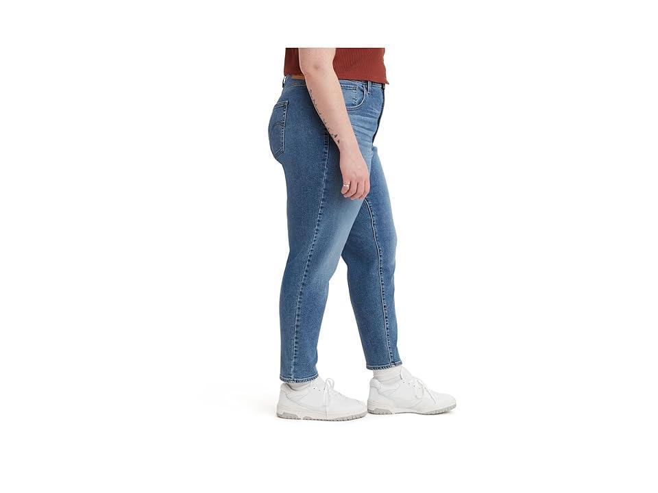 Levi's(r) Womens High-Waisted Mom Jeans (Medium Indigo Worn In) Women's Jeans Product Image