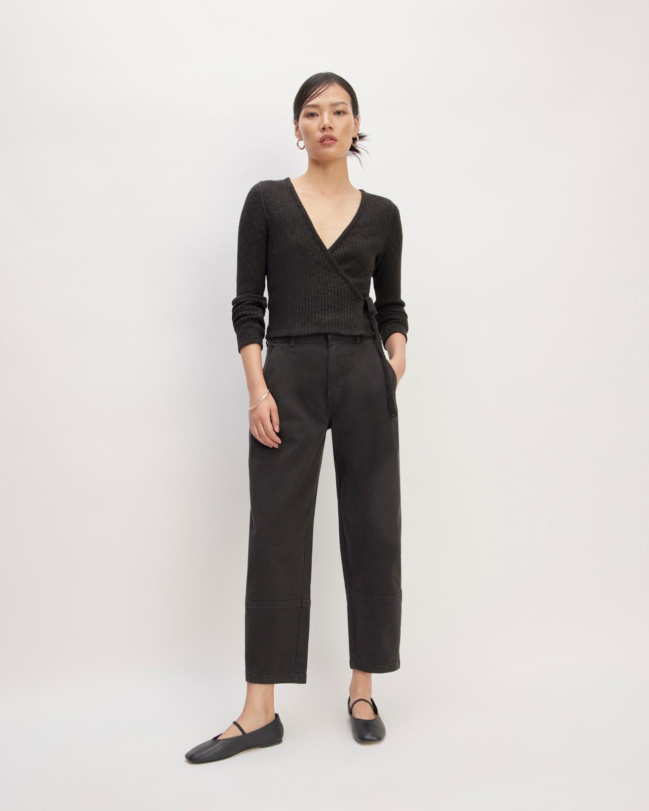 The Cozy Rib Wrap Top Product Image