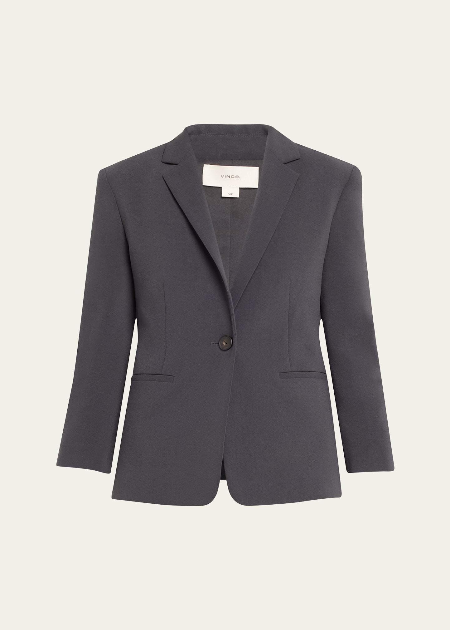 Shrunken Bracelet-Sleeve Blazer Product Image