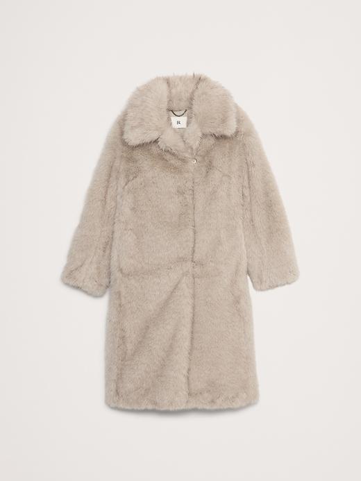 Faux Fur Long Coat Product Image