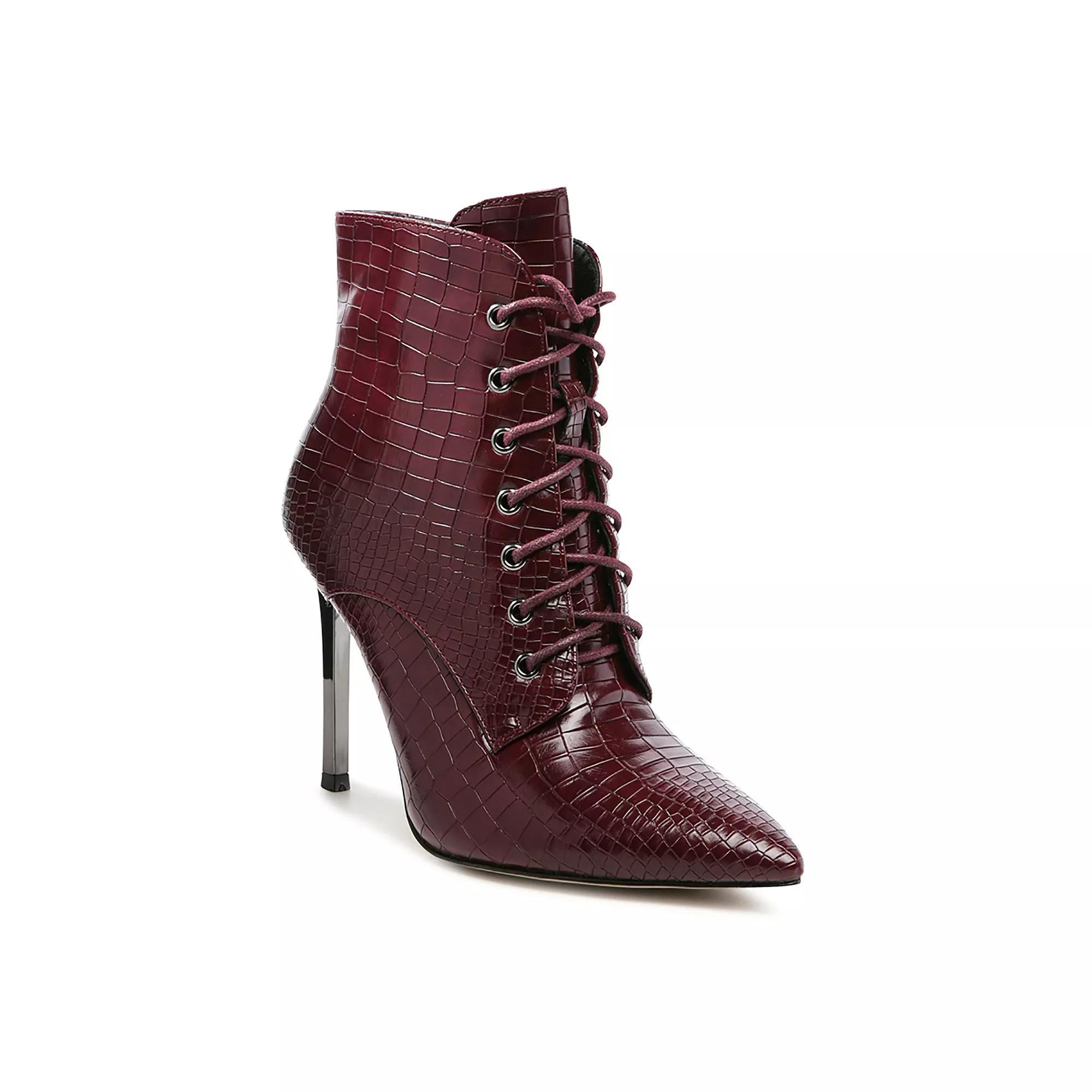 London Rag Escala Women's Stiletto Ankle Boots, Size: 5, Red Product Image