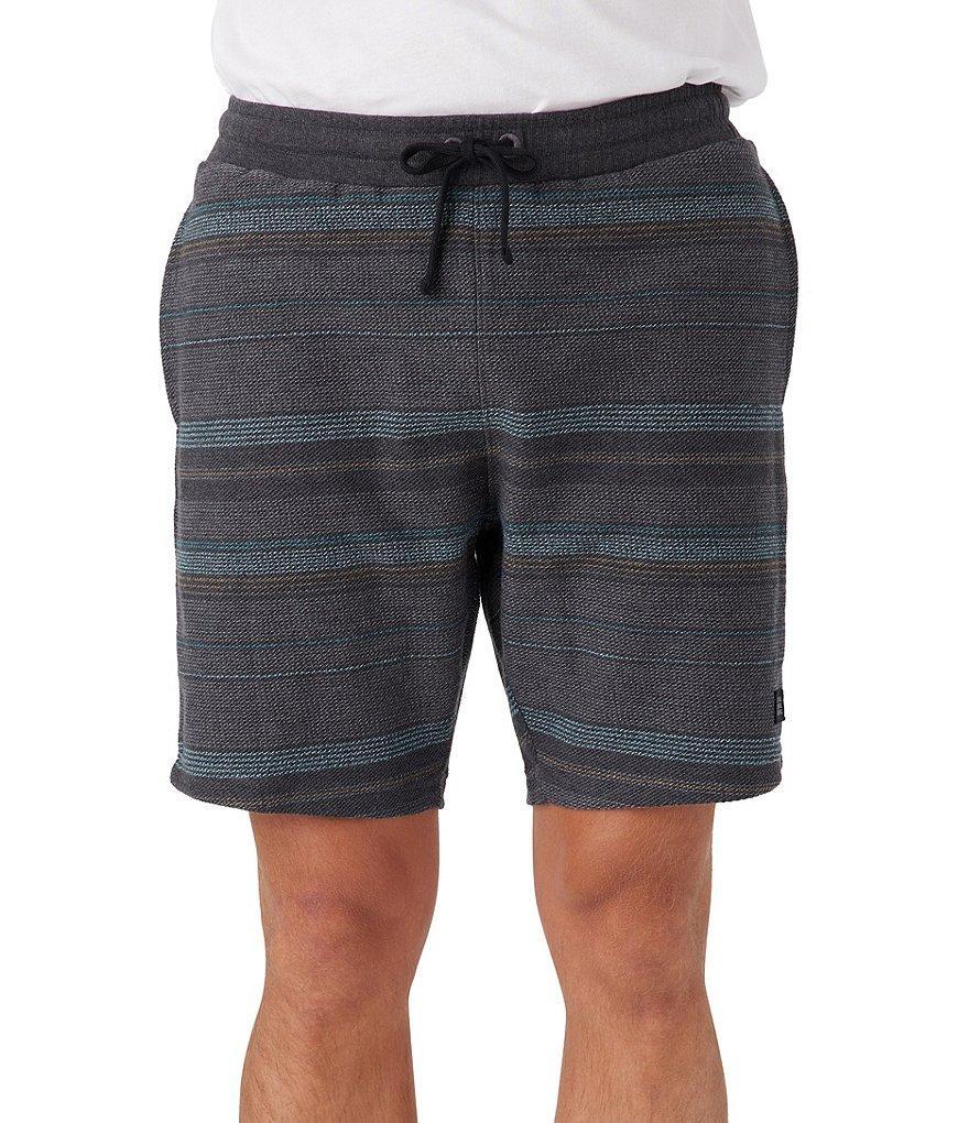 O'Neill Bavaro Yarn-Dyed-Stripe Fleece 19#double; Outseam Shorts Product Image