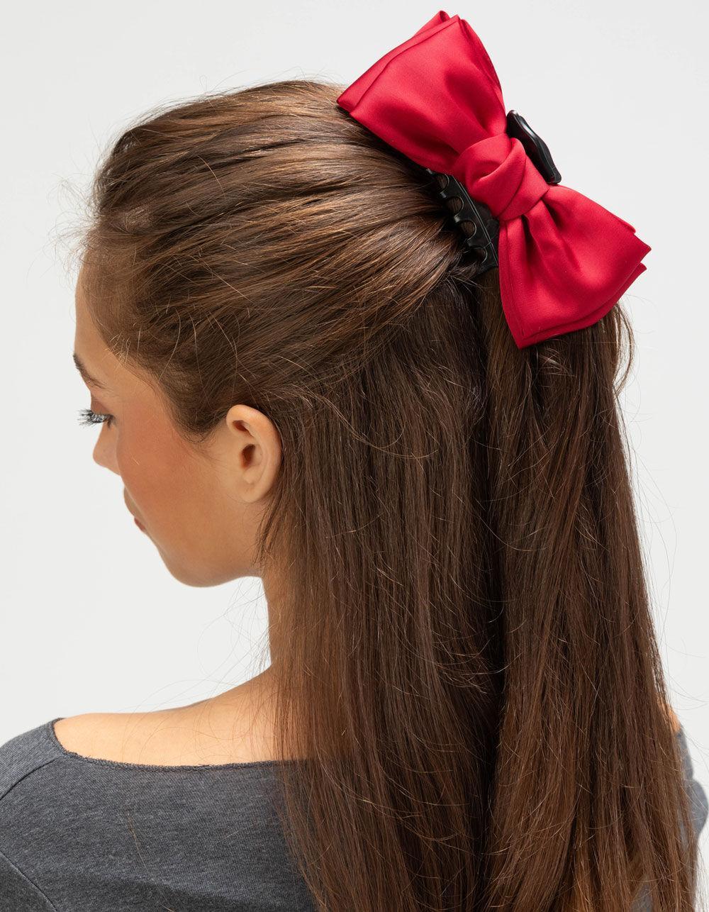 FULL TILT Satin Bow Claw Clip Product Image