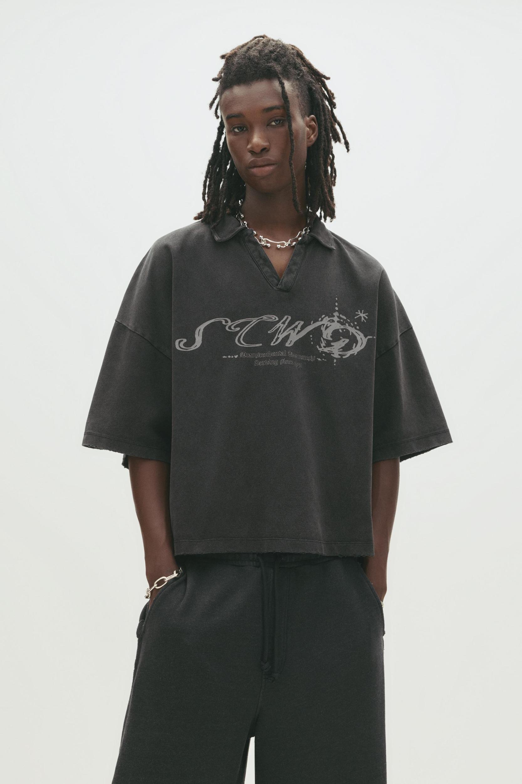 Washed STWD polo shirt Product Image