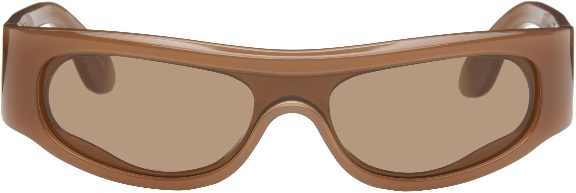 RETROSUPERFUTURE Brown Pharaoh Sunglasses Product Image
