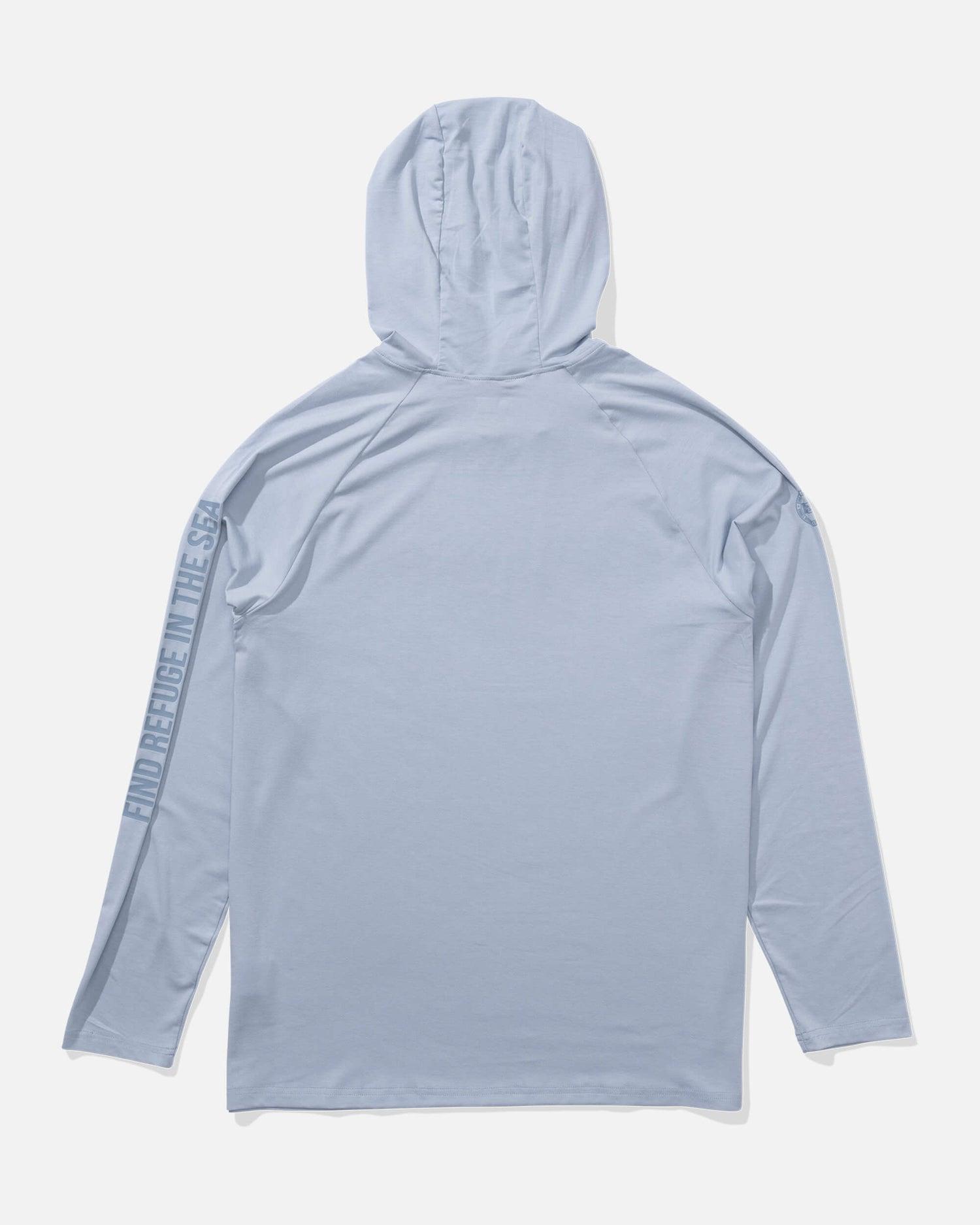 Mariner Hood Tech Tee - Blue Fog Product Image