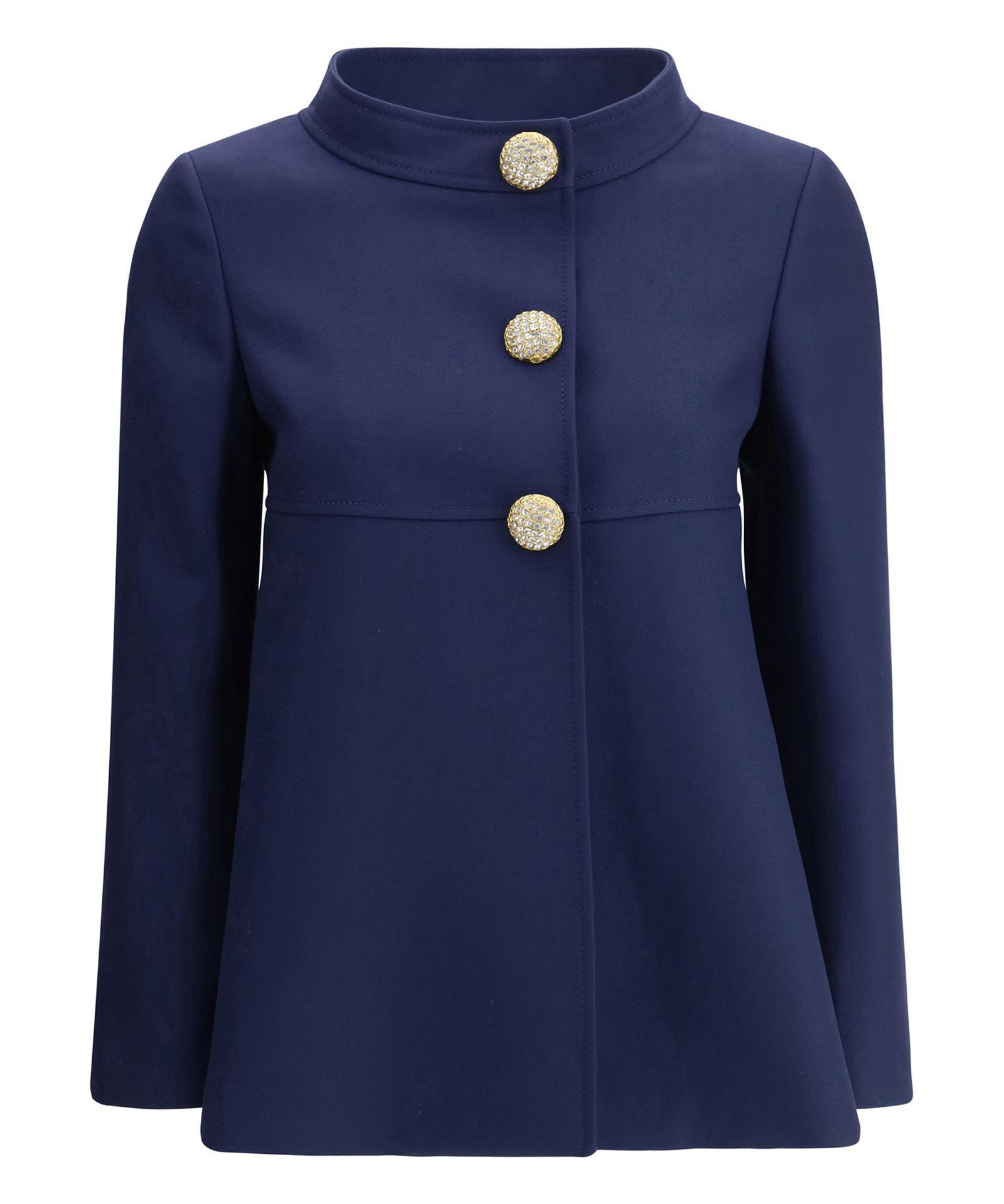 VALENTINO Coat In Blue Product Image