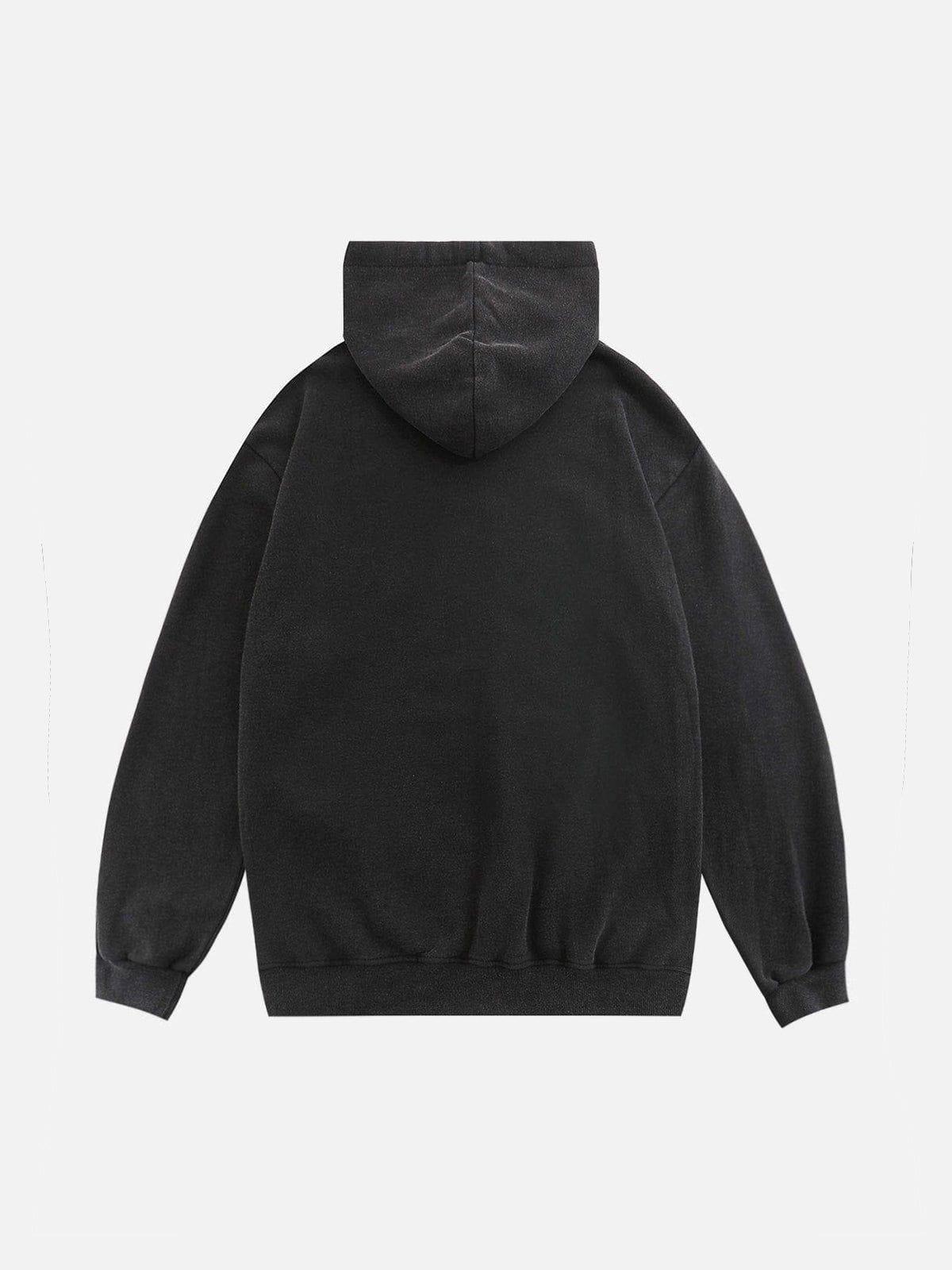 Aelfric Eden Abstraction Print Washed Hoodie Product Image