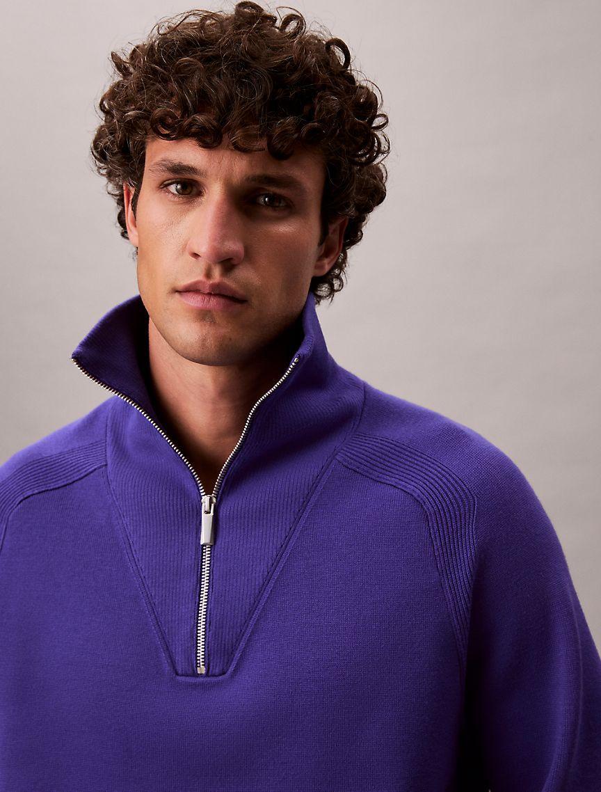 Tech Knit Quarter Zip Sweater Product Image