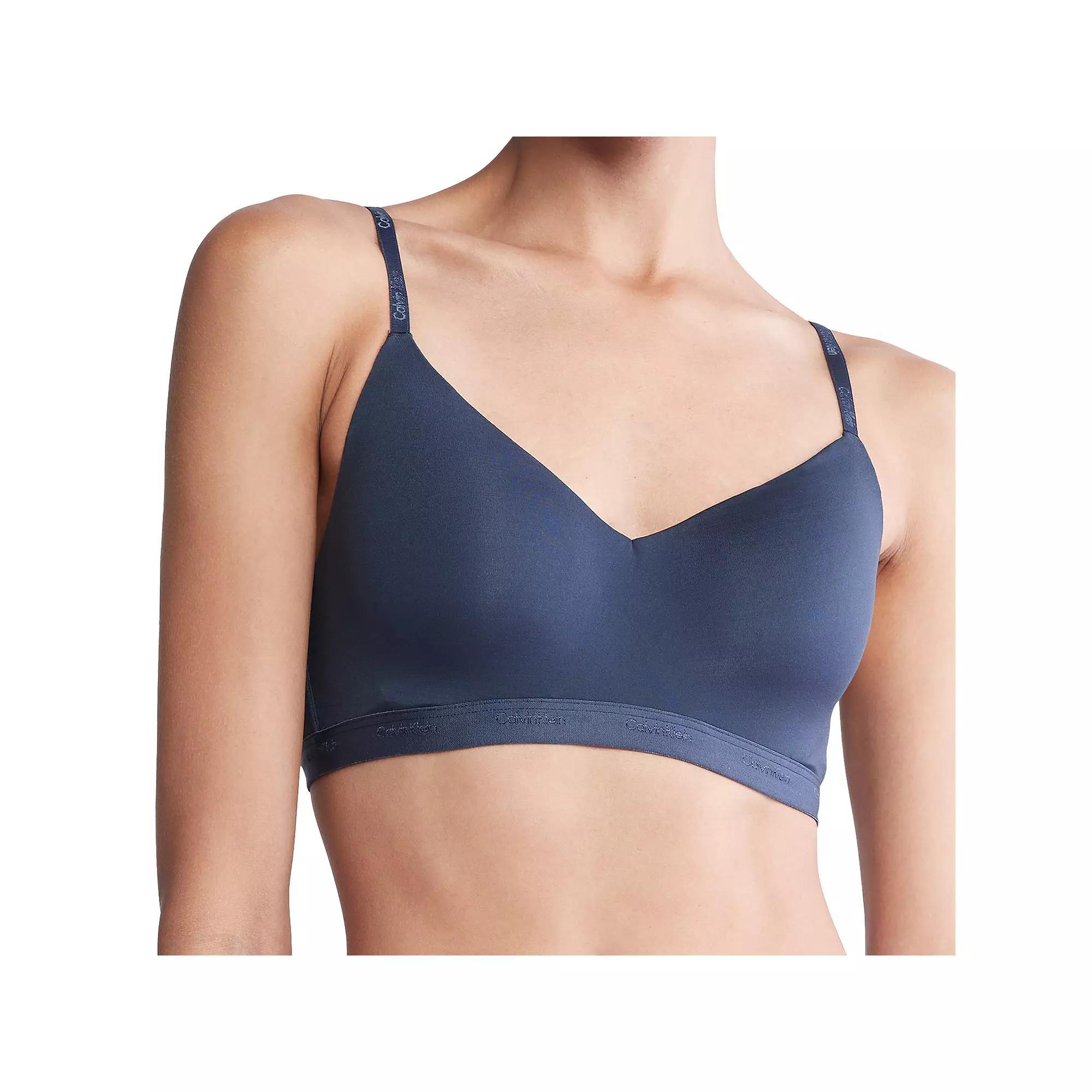 Women's Calvin Klein Form to Body Lightly Lined Bralette QF7618, Size: XL, Speakeasy Product Image