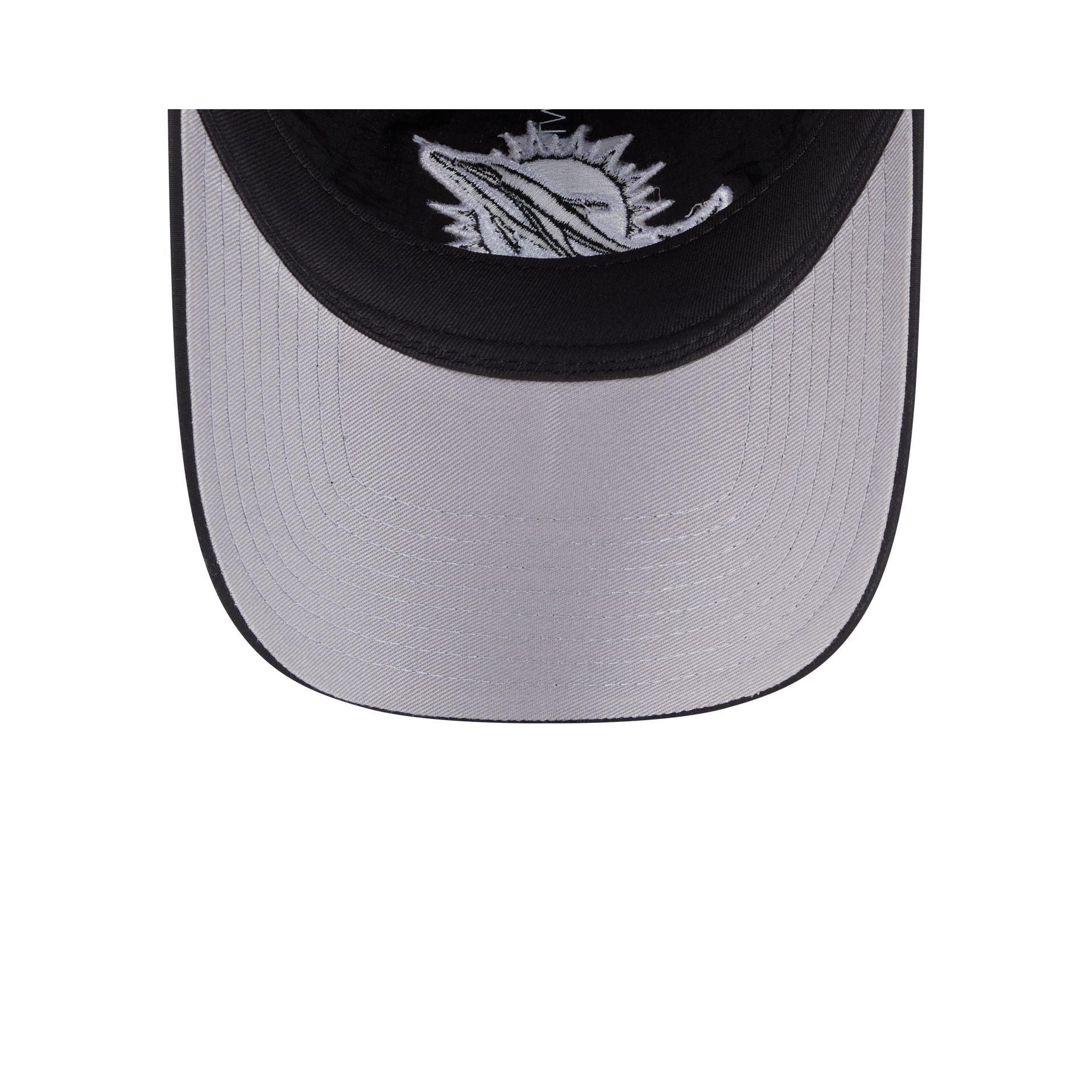Miami Dolphins Everyday Nylon Black 9TWENTY Adjustable Hat Male Product Image