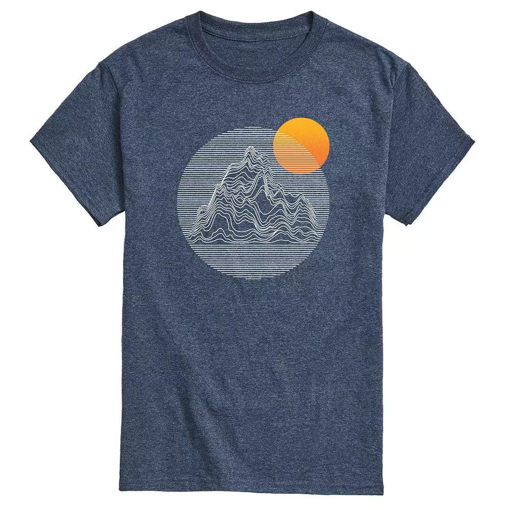 Mens Line Art Mountain Tee Product Image