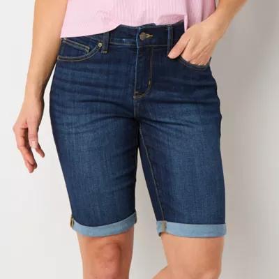 St. John's Bay Womens Mid Rise Bermuda Short Product Image