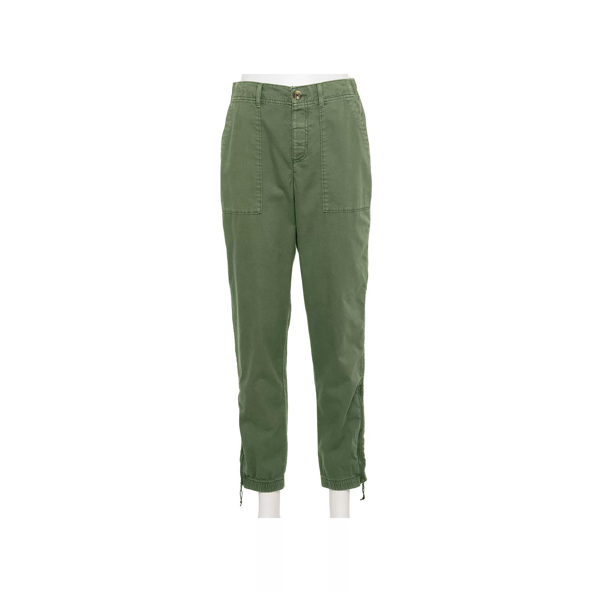 Women's Sonoma Goods For Life® Adaptive Utility Joggers, Size: Small, Manolo Green Product Image