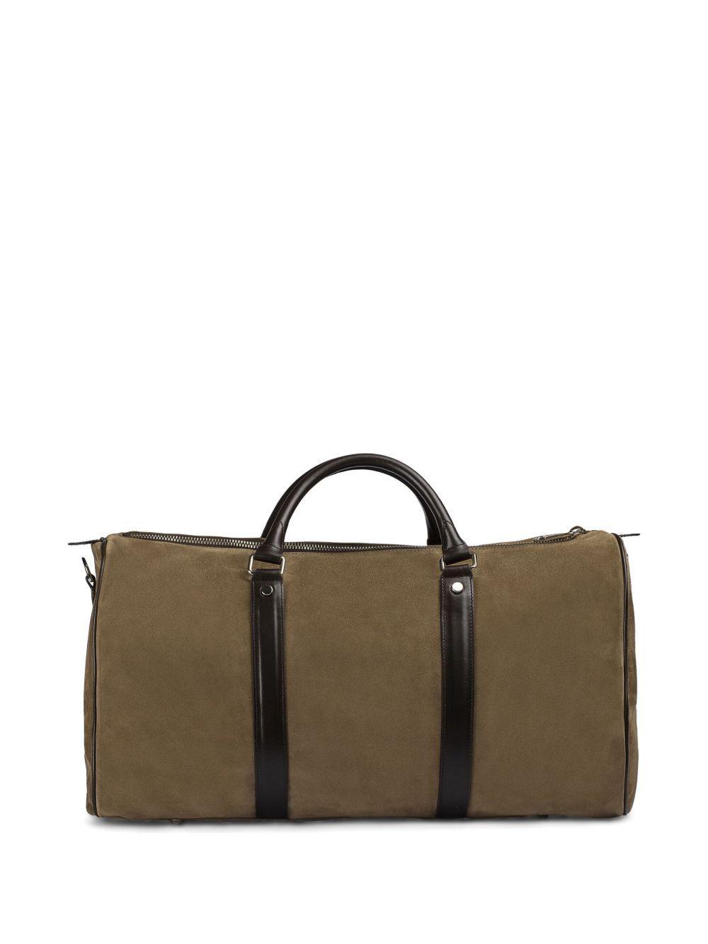matelassé-detail suede holdall Product Image