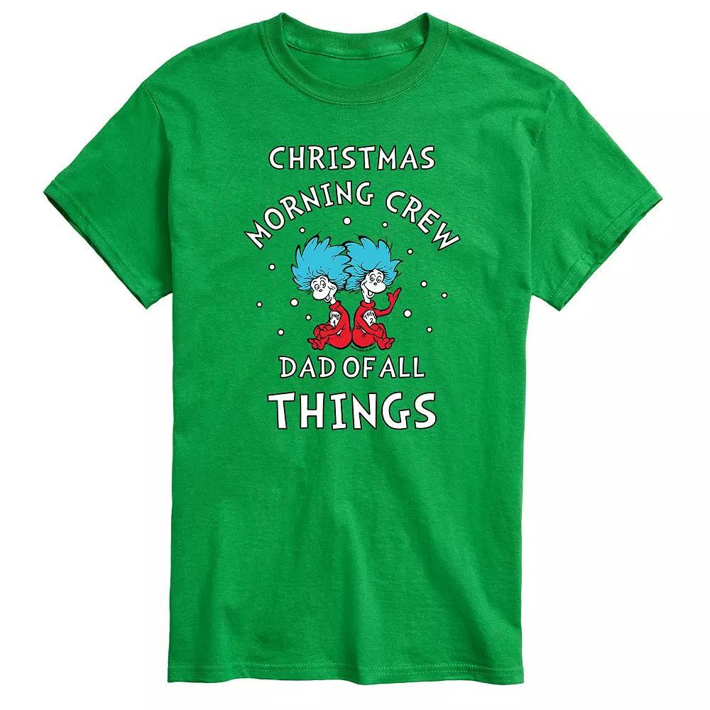 Men's Dr. Seuss Christmas Morning Tee, Size: XL, Gray Product Image