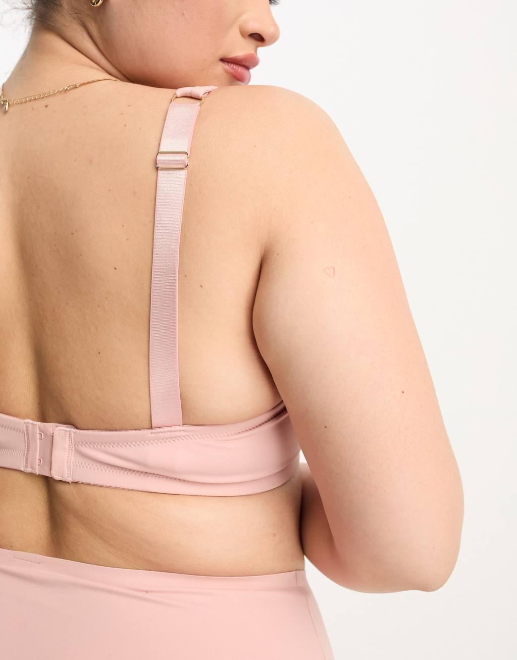 ASOS DESIGN Curve Marina smoothing underwire bra Product Image