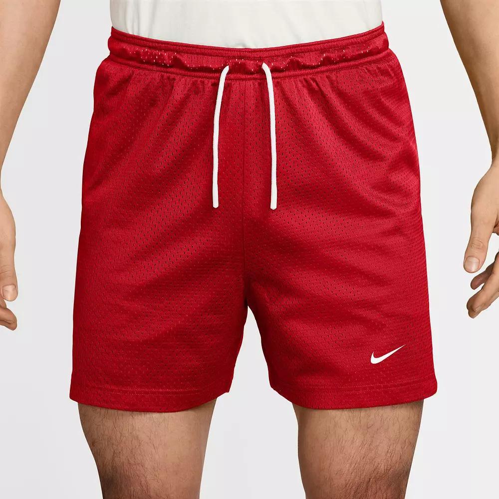 Men's Nike Dri-FIT 5" Mesh Basketball Shorts, Size: Small, Black Product Image