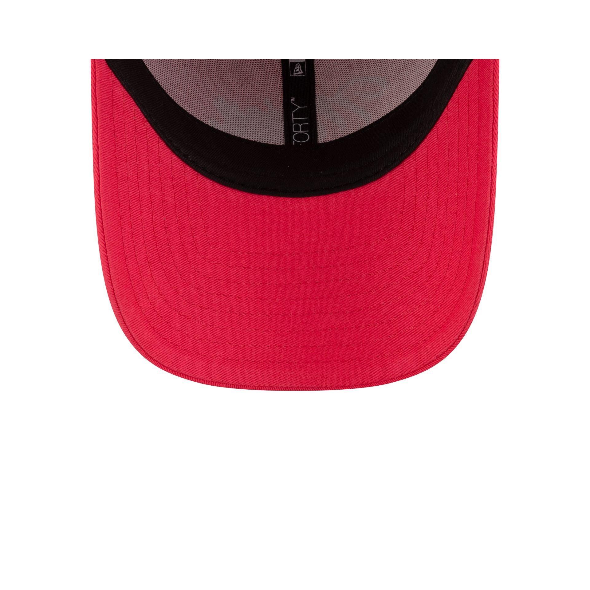AC Milan Script Pink Women's 9FORTY Adjustable Hat Female Product Image