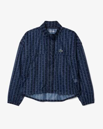 Lightweight Crocodile Print Tennis Jacket Product Image