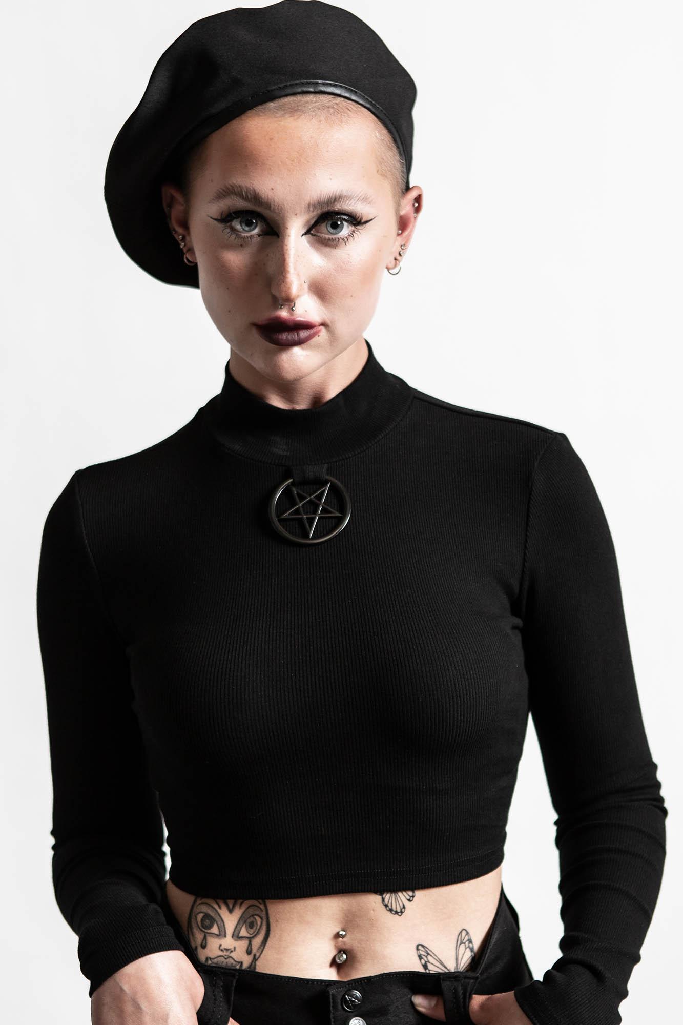 Darkest Hour Ribbed Top Female Product Image