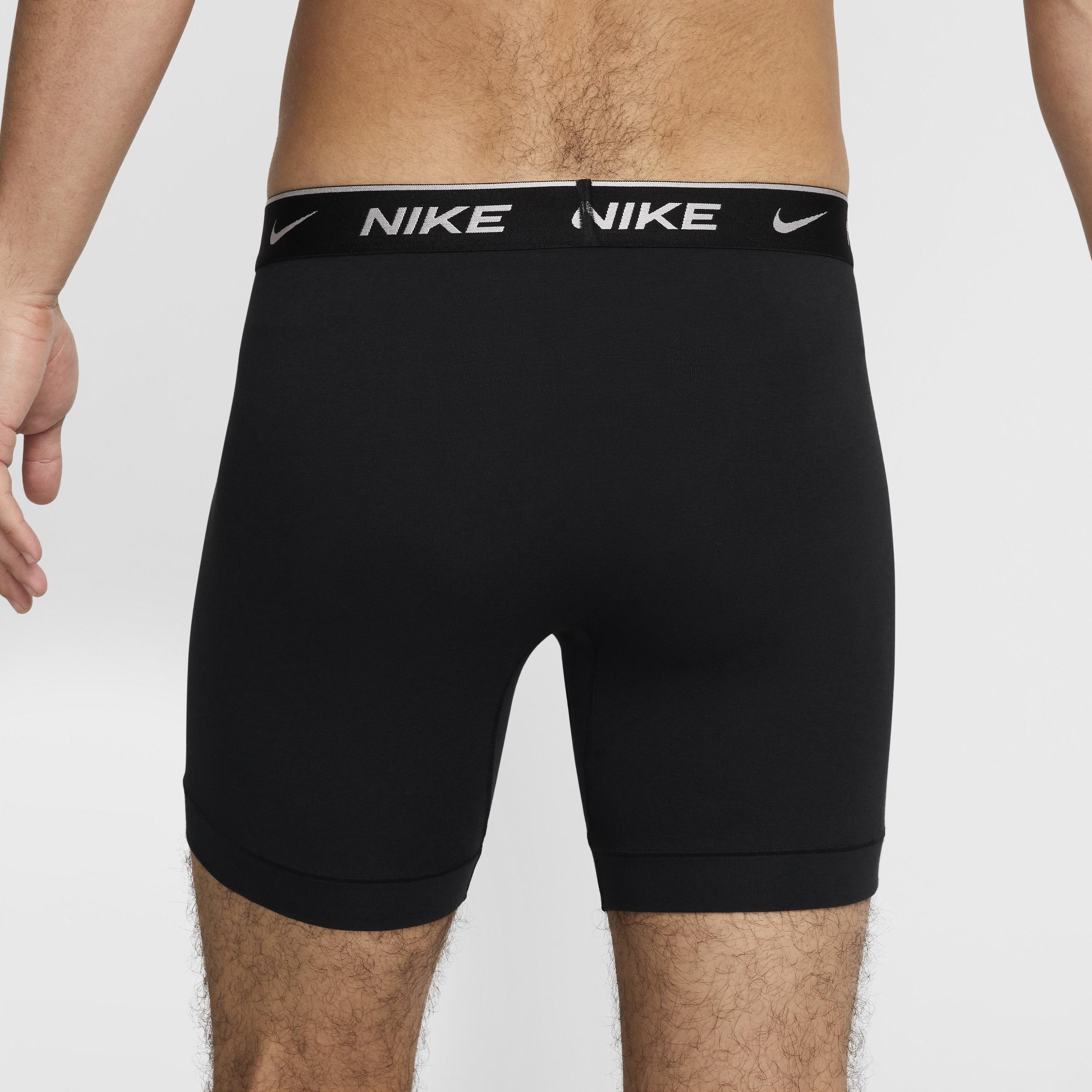 Nike Men's Dri-FIT Essential Cotton Stretch Boxer Briefs (3-Pack) Product Image
