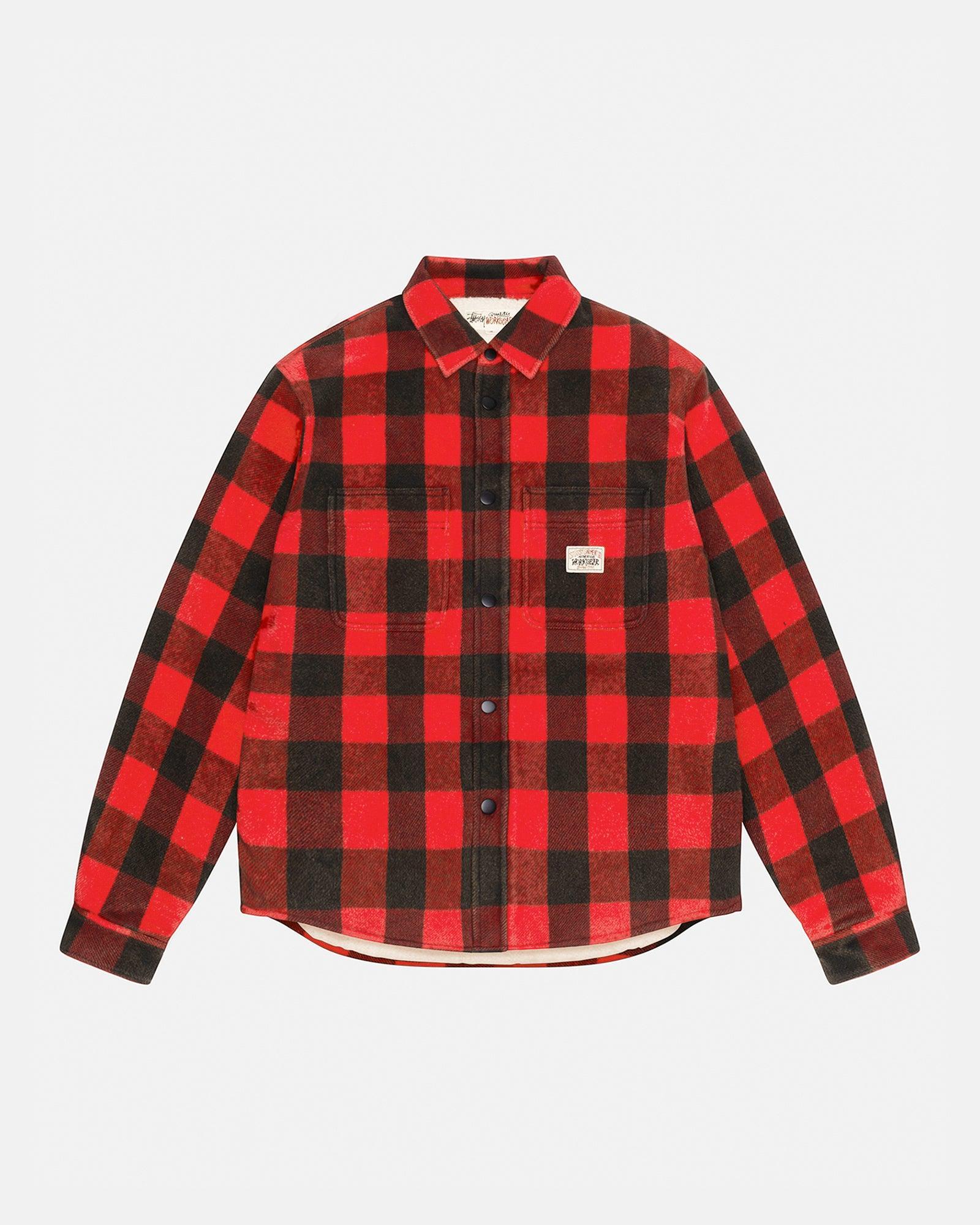 SHERPA LINED BUFFALO PLAID SHIRT Male Product Image