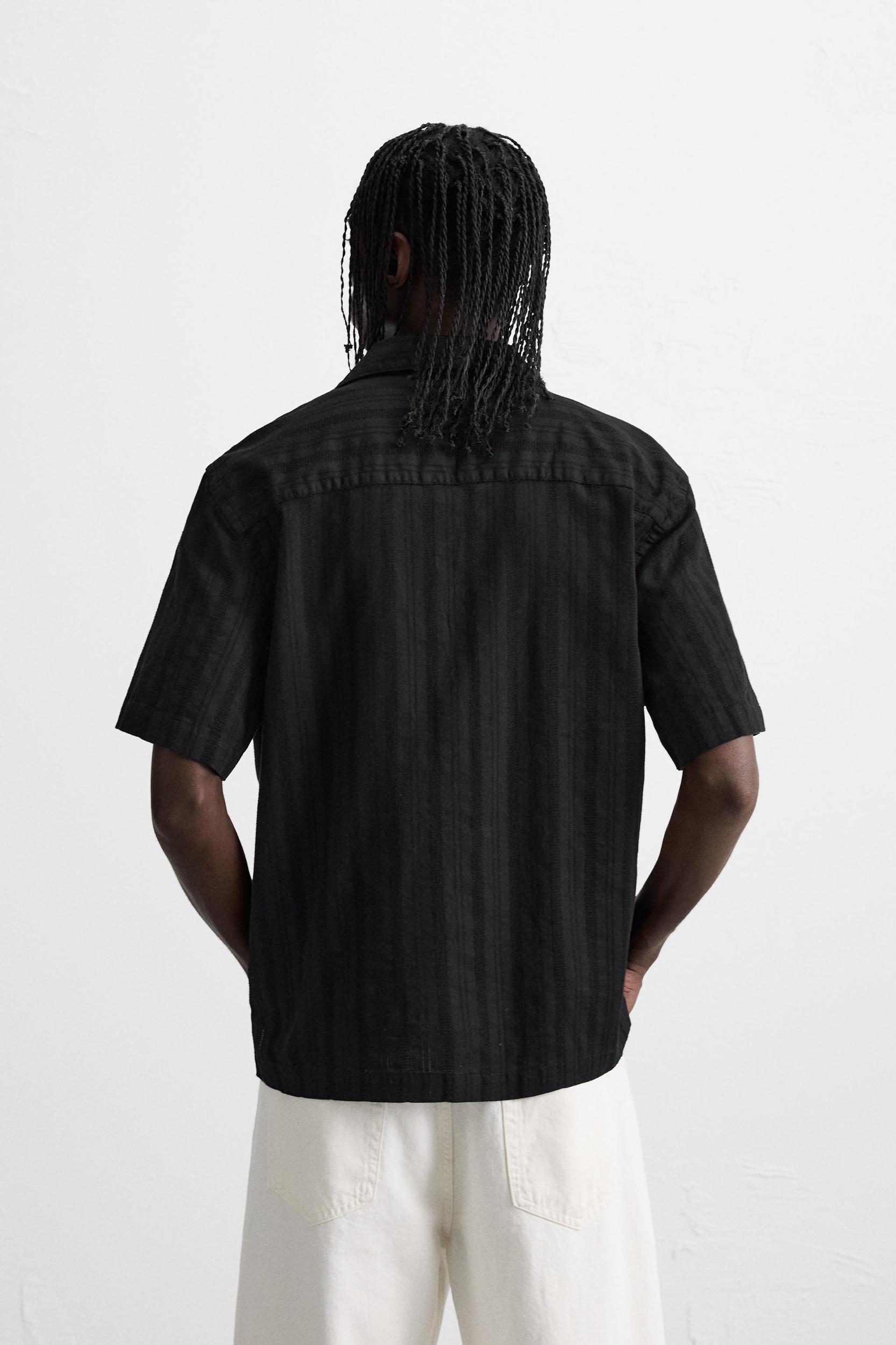 STRIPED JACQUARD SHIRT Product Image