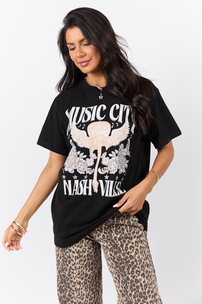 Music City Black Graphic Tee Product Image
