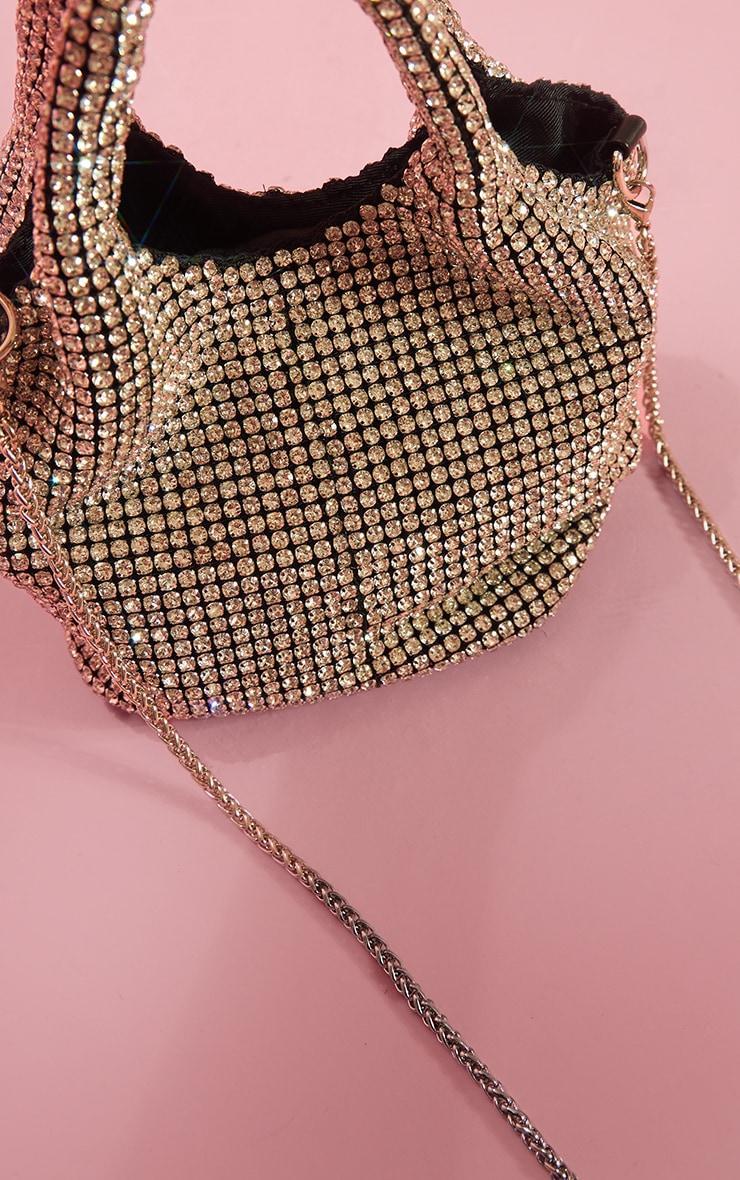 Silver Diamante Slouchy Grab Bag Product Image
