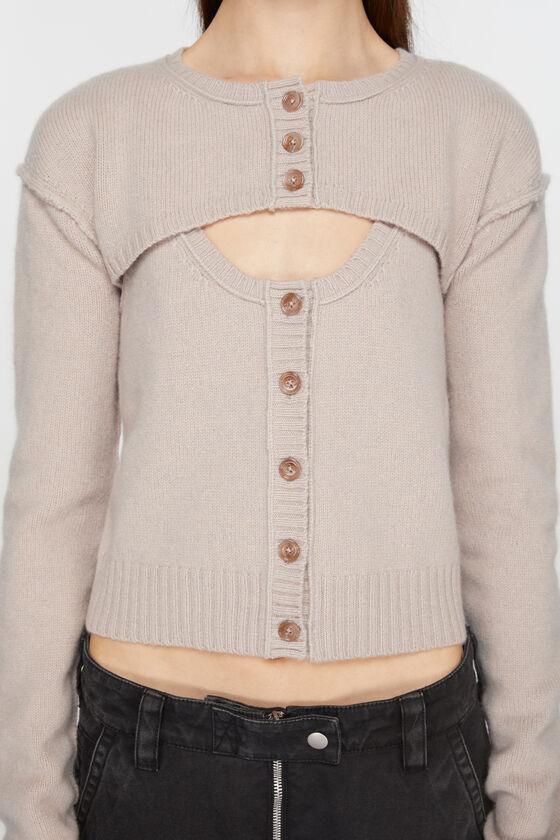 Knit tank top cardigan set Product Image