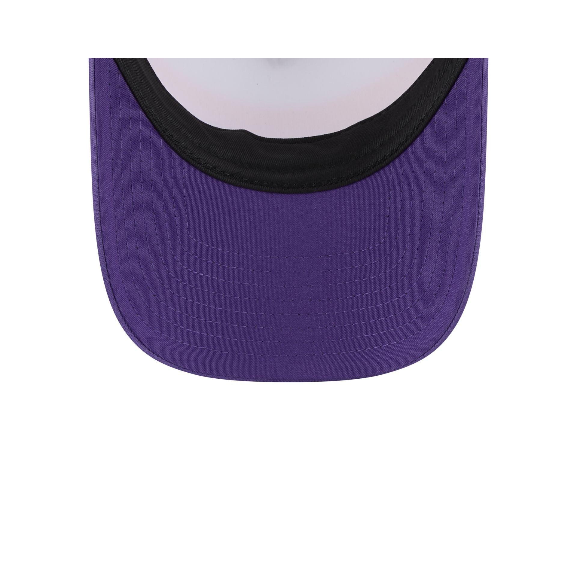 Golden State Warriors Color Block 9FORTY A-Frame Trucker Snapback Hat Male Product Image