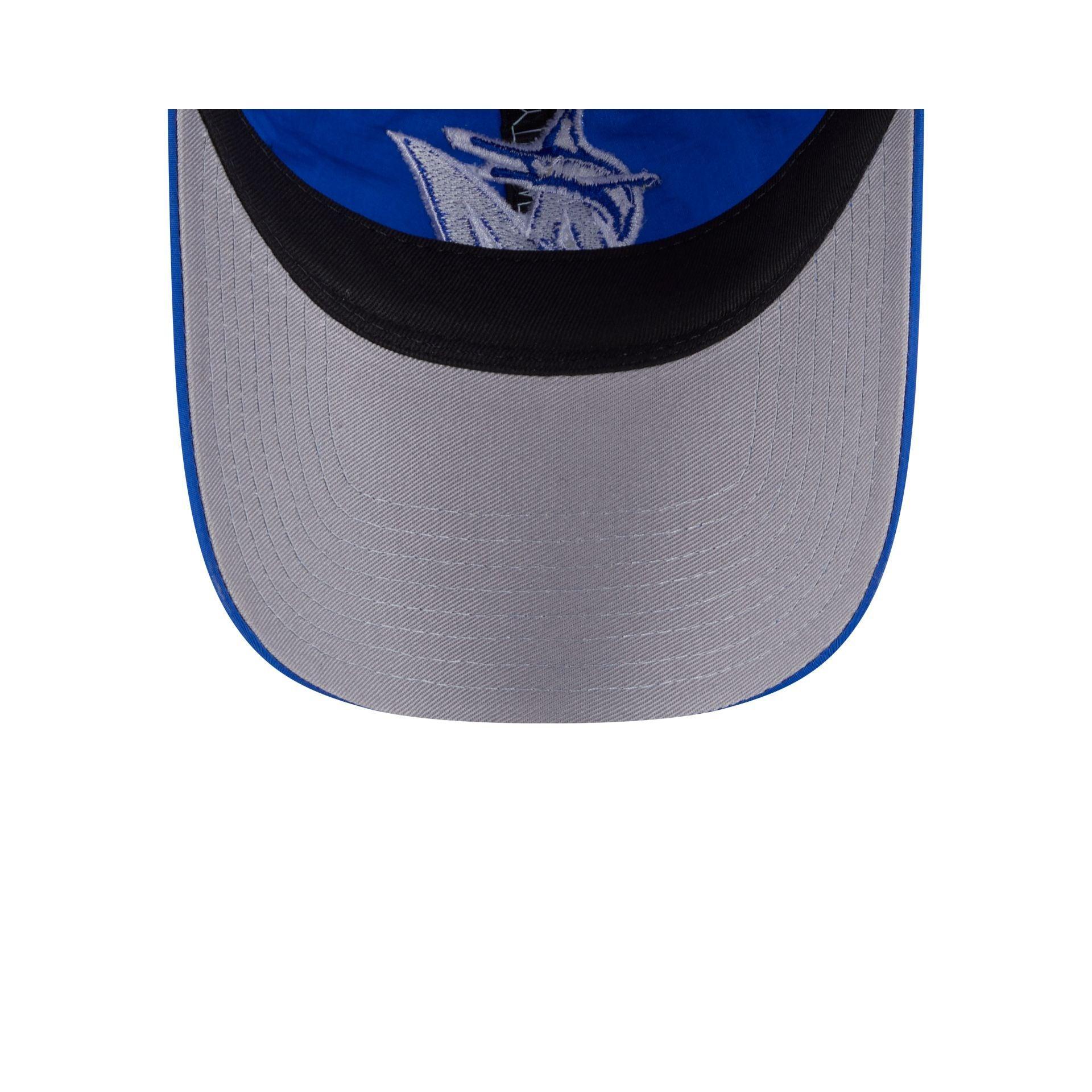 Miami Marlins Everyday Nylon Blue 9TWENTY Adjustable Hat Male Product Image