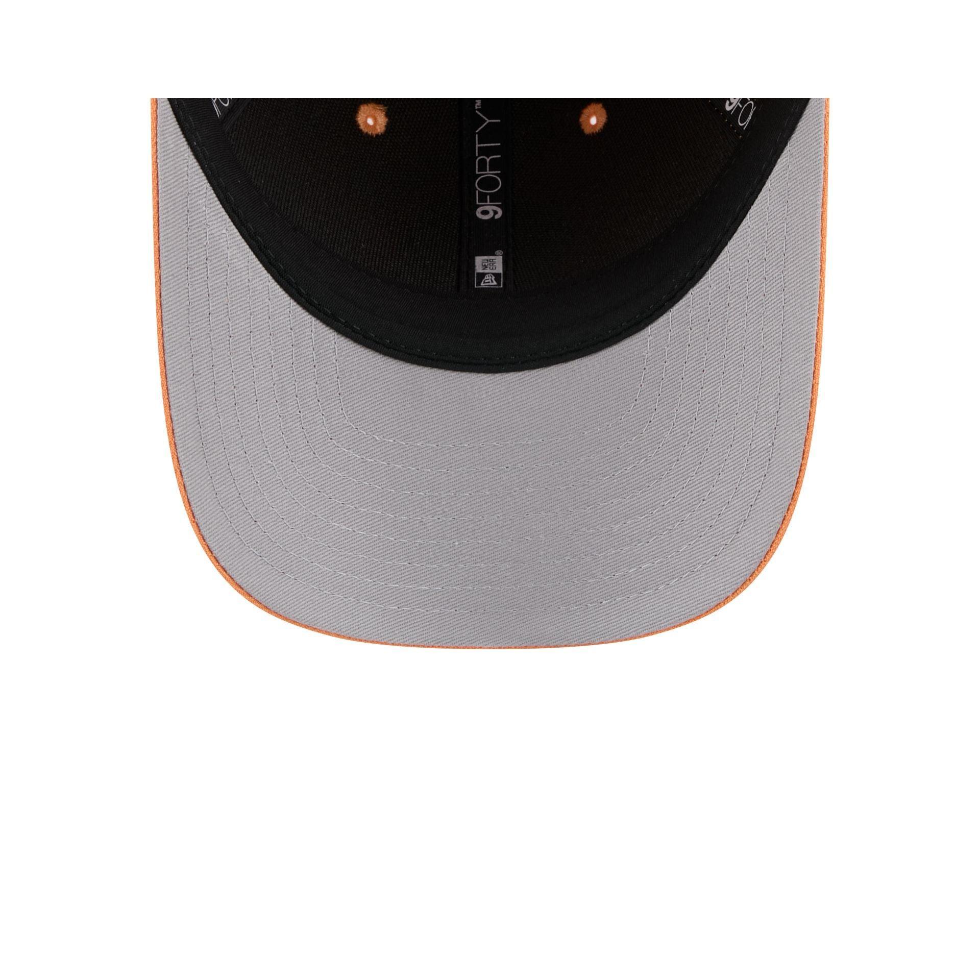 Texas Rangers Pinstripe Linen 9FORTY M-Crown A-Frame Snapback Hat Male Product Image
