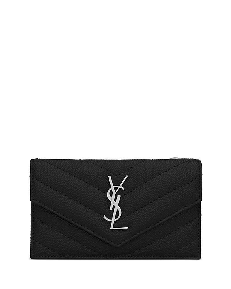 Saint Laurent Cassandre Matelasse Fragments Flap Card Case Product Image