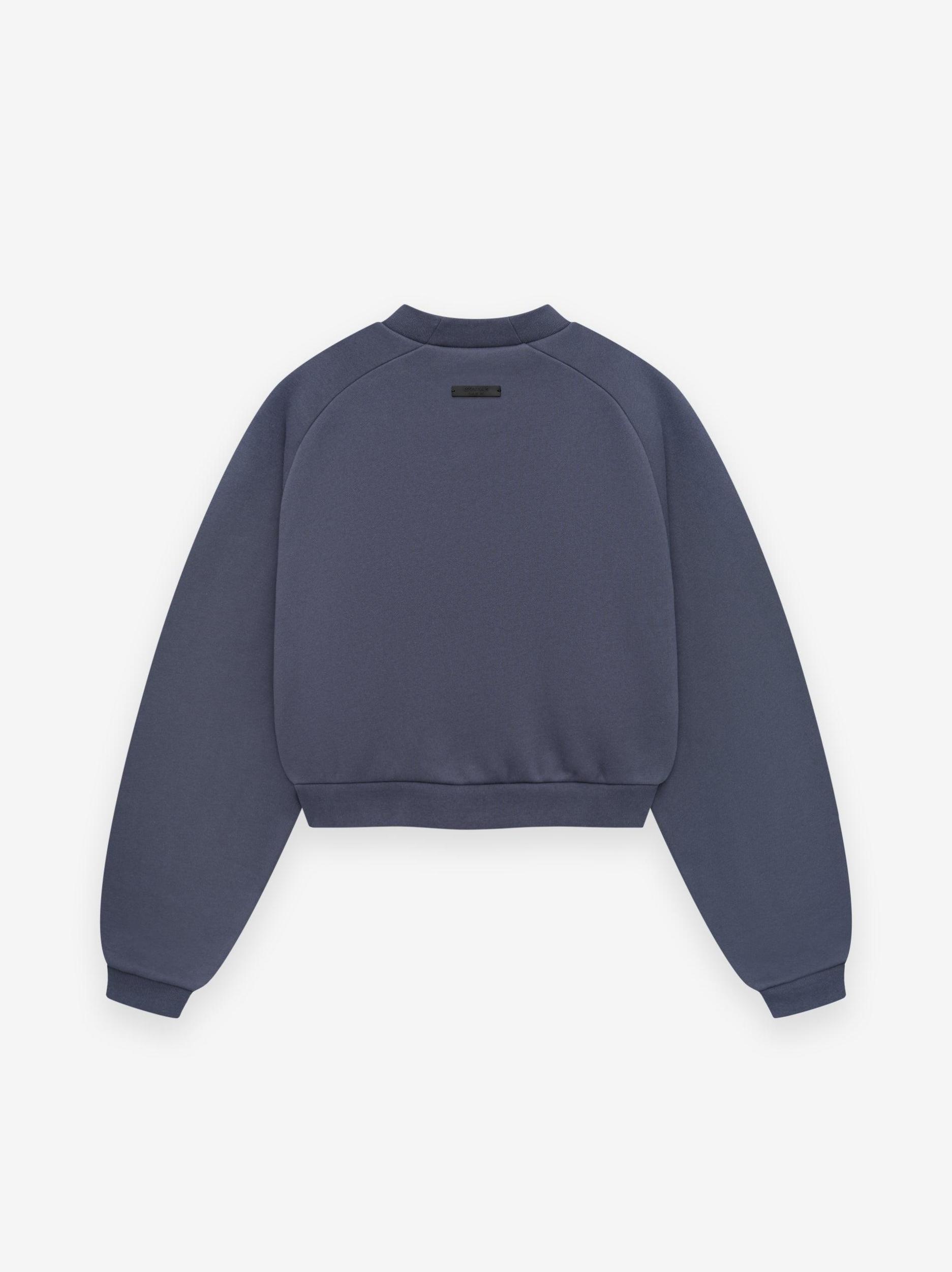 Women's Fleece Cropped Crewneck Female Product Image
