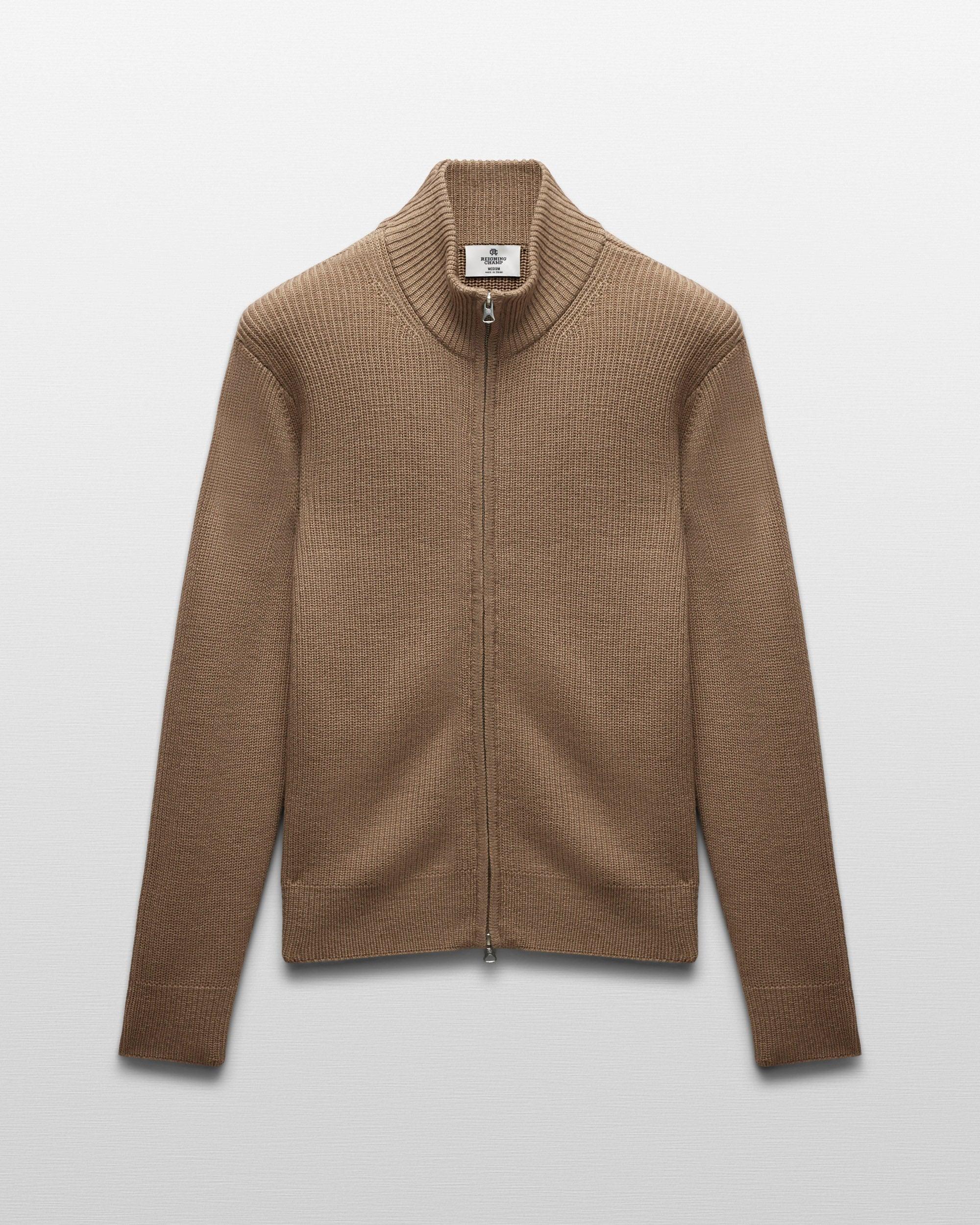 Merino Rib Vinnie Track Jacket Male Product Image