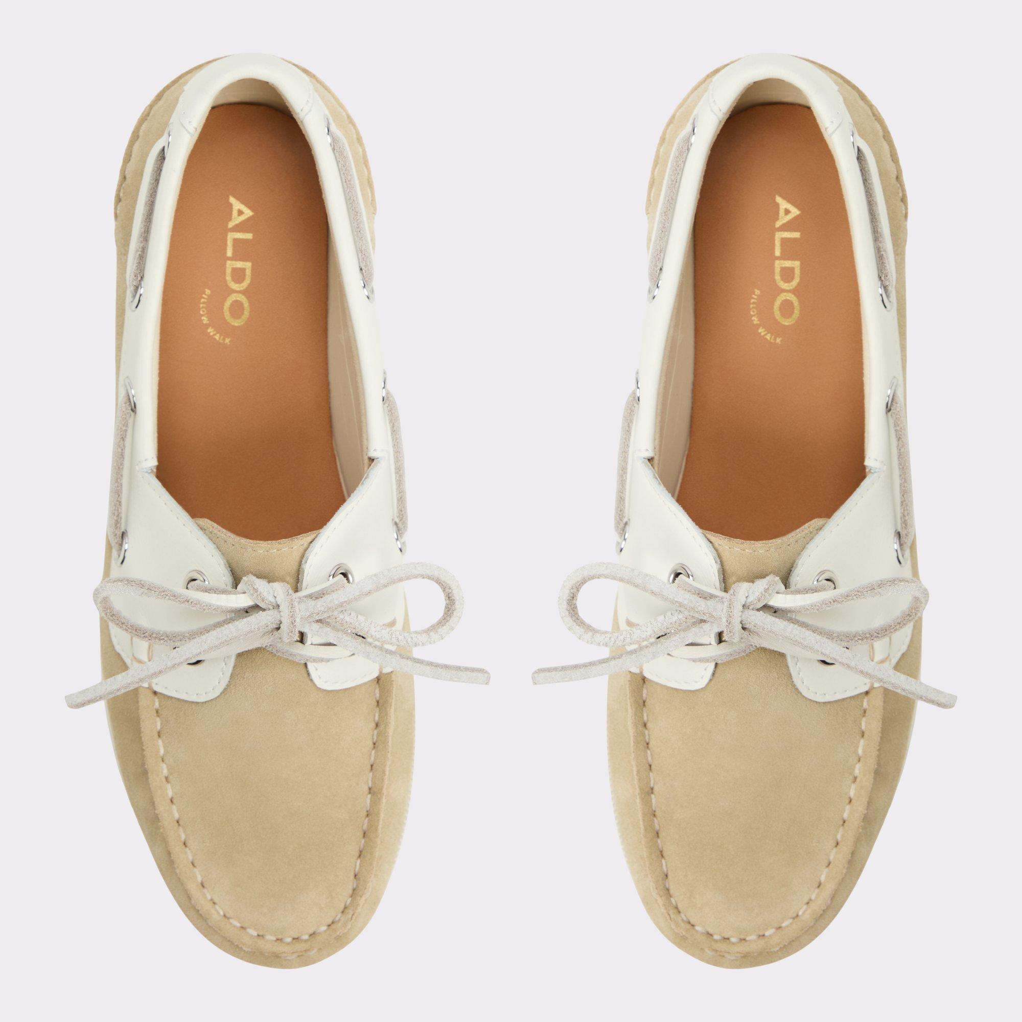 ALDO Harborchic - Women's Loafer - Beige Combo Suede, Size 11 Product Image
