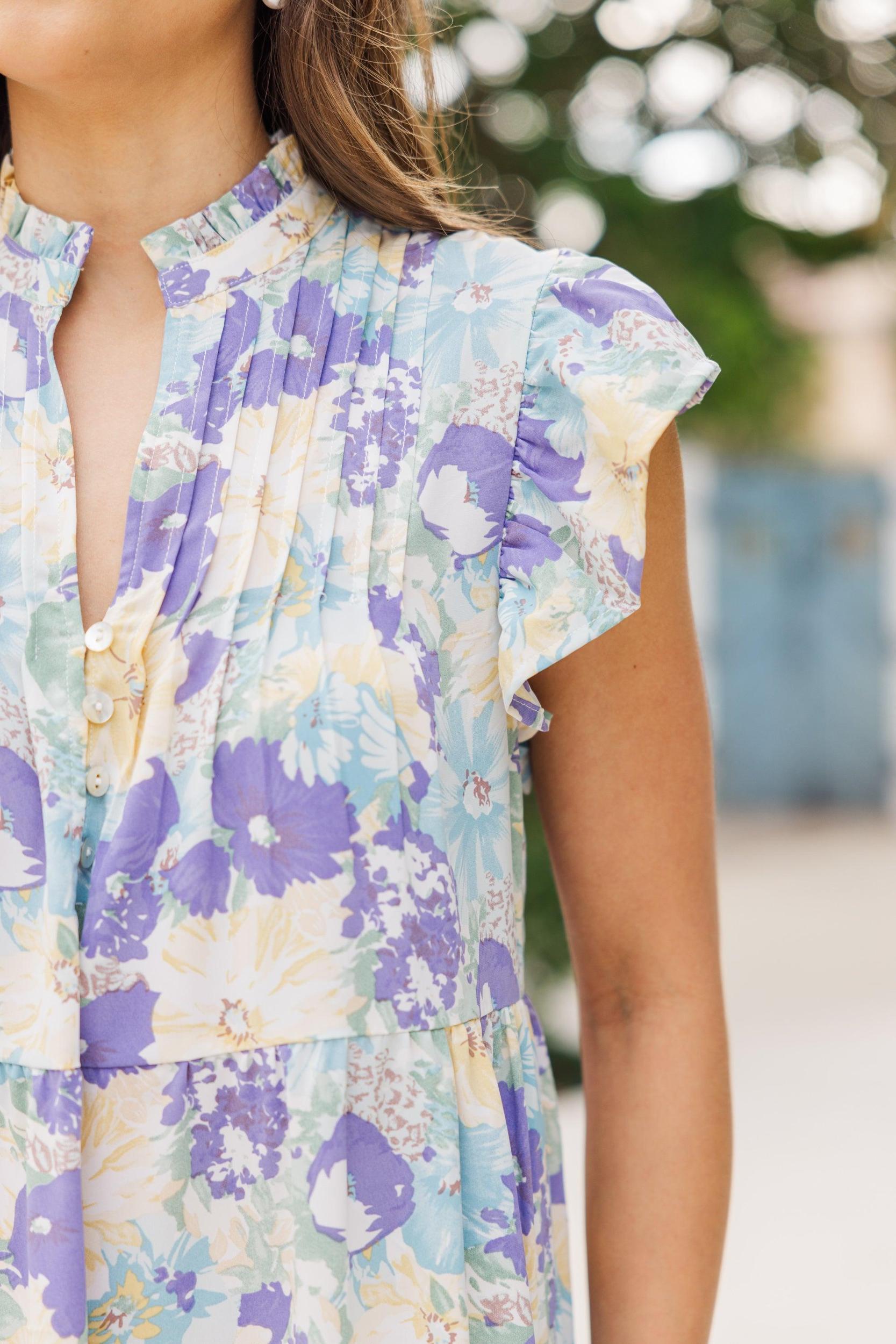 Real Love Yellow Floral Midi Dress Female Product Image