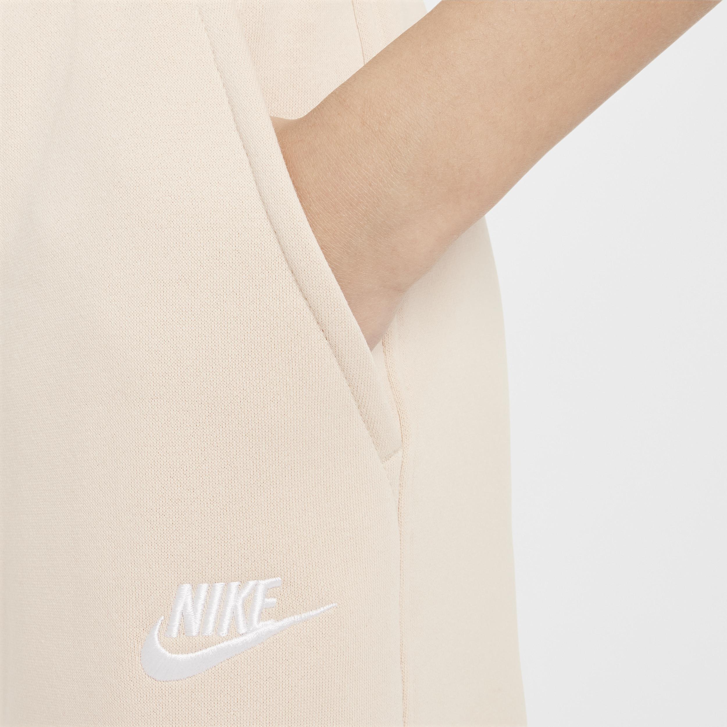 Girls 7-16 Nike Sportswear Club Fleece Wide-Leg Pants, Girl's, Size: Large, Pink Product Image