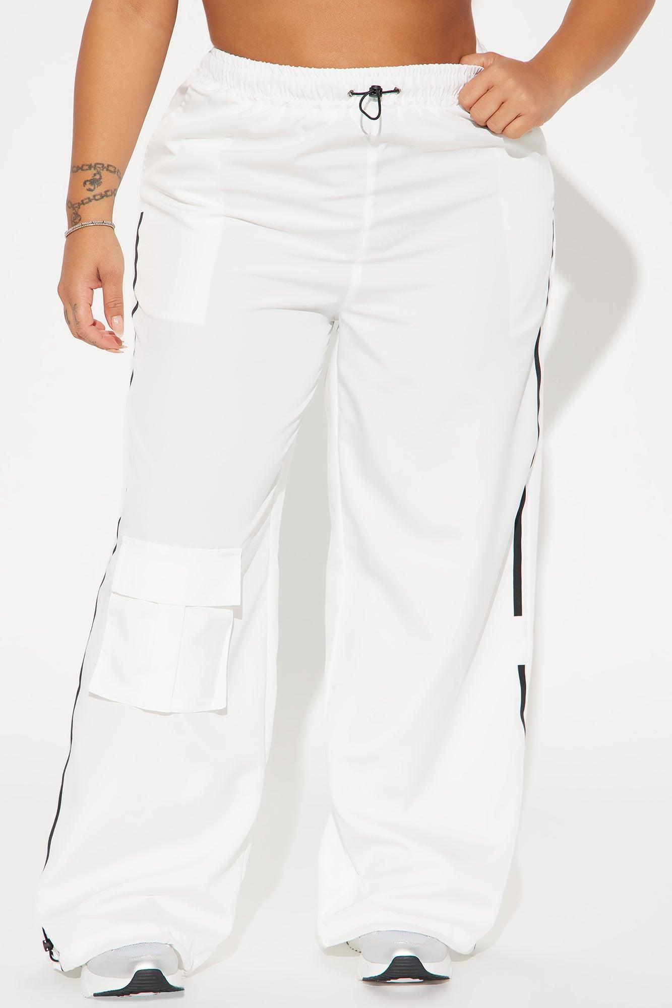 Certified Trackstar Windbreaker Track Pant - White Product Image