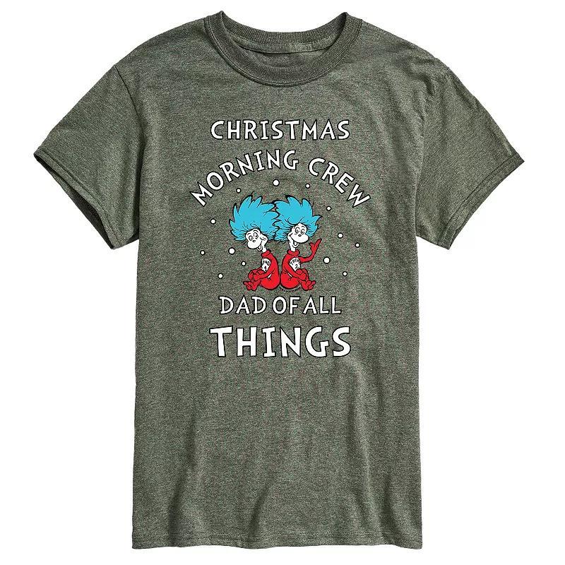 Men's Dr. Seuss Christmas Morning Tee, Size: XL, Gray Product Image